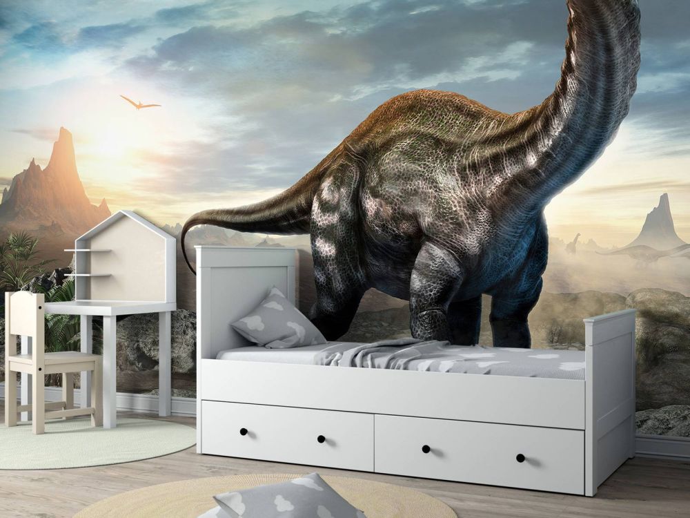 Apatosaurus in de bergen