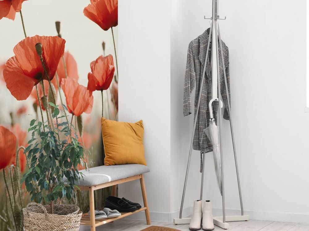 Klaprozen in vintage kleuren