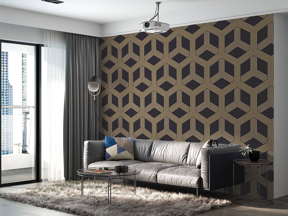 Illusie patroon art deco