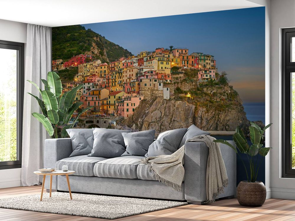 Gekleurde huizen in Italië