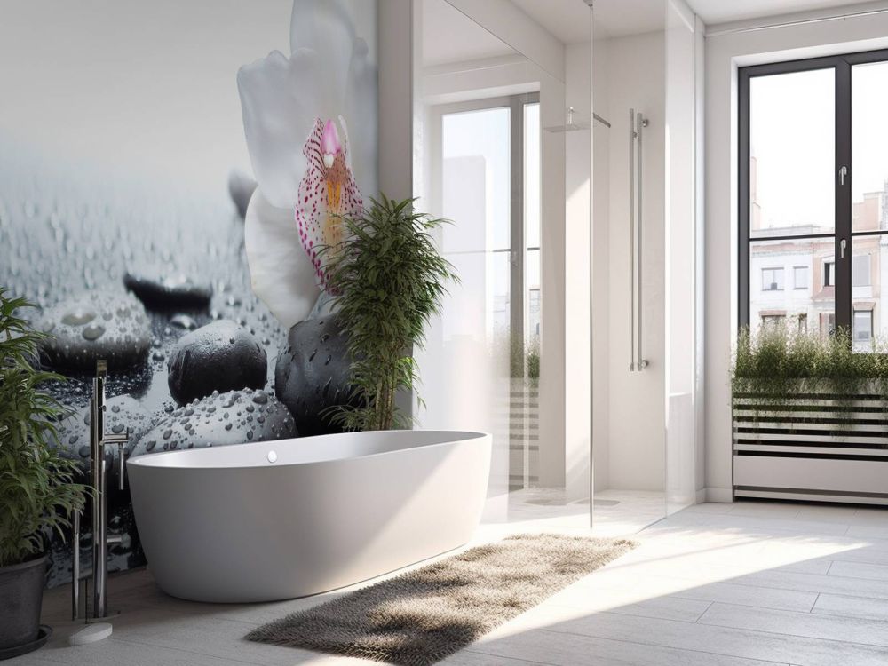 Witte orchidee