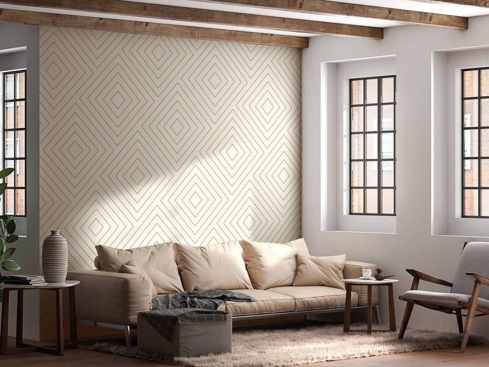 Chevron patroon, wit