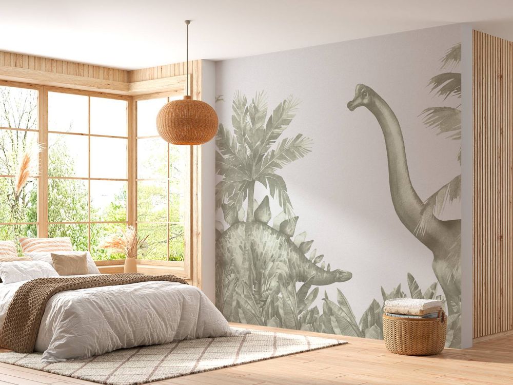 Dinosaurussen in groen