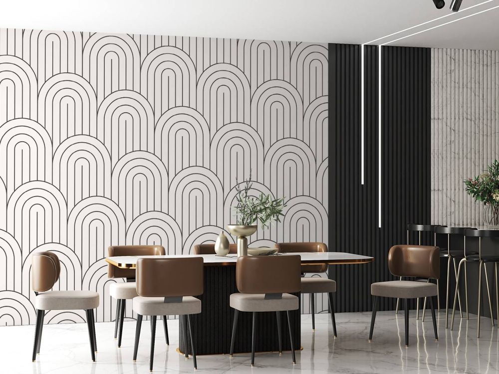Art deco cirkels