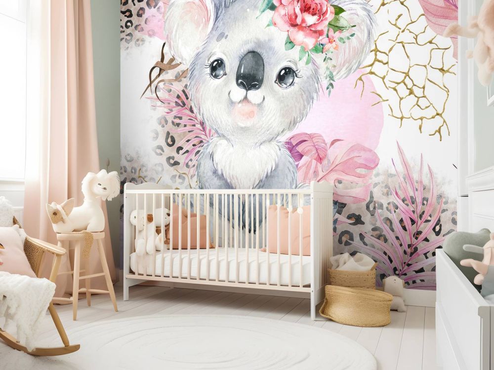 Baby koala savana