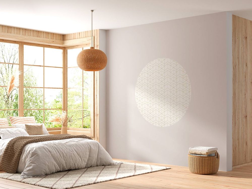 Geometrische witte tegels