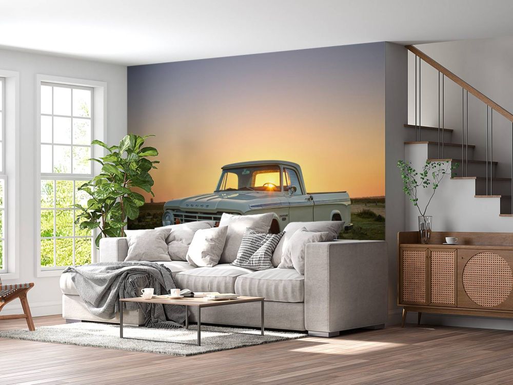 Pick-up bij zonsopgang