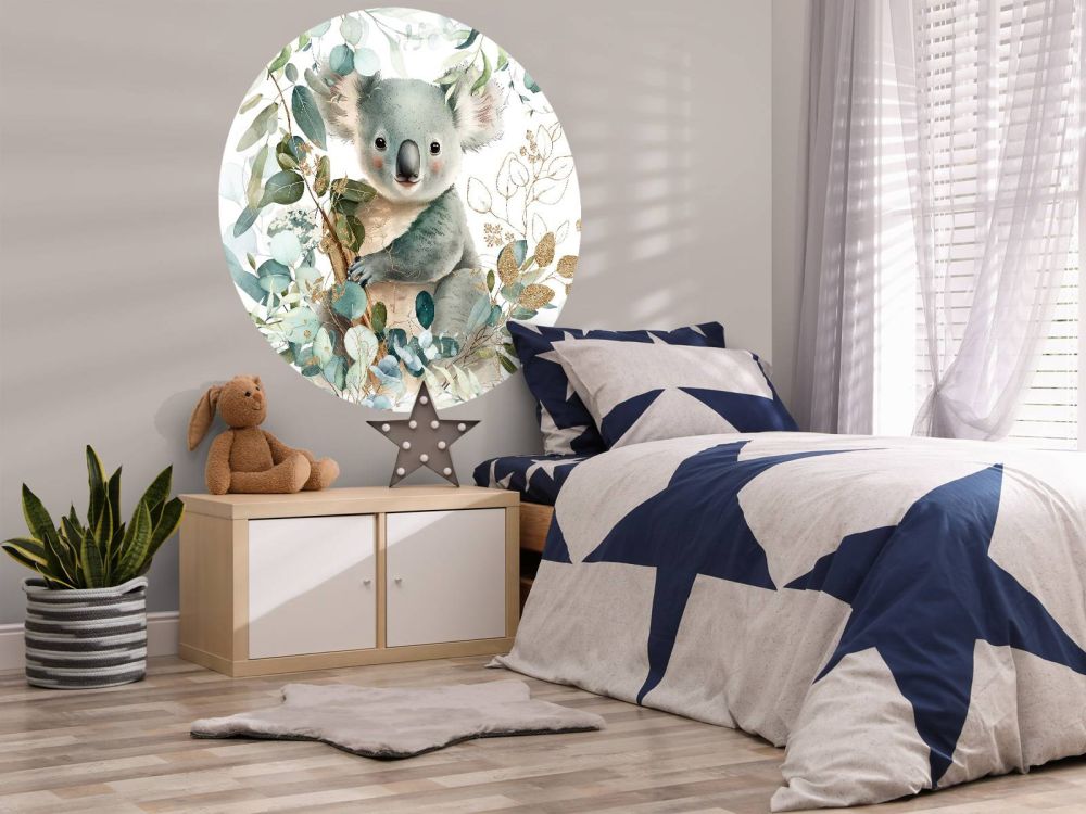 Schattige koala in eucalyptus