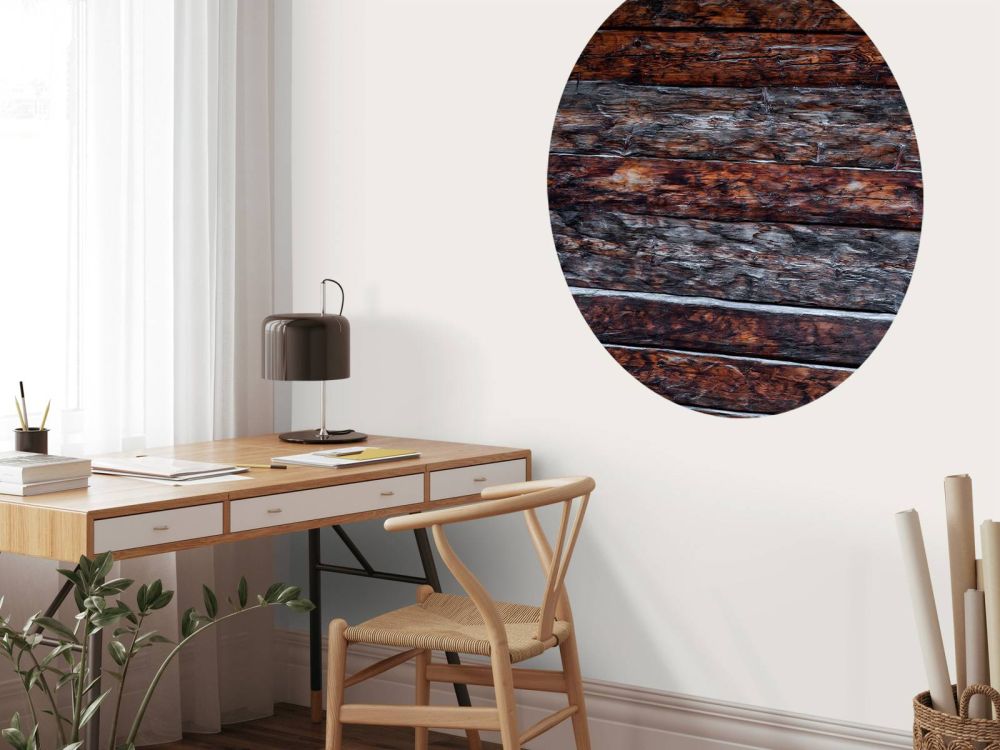 Ruw donker hout