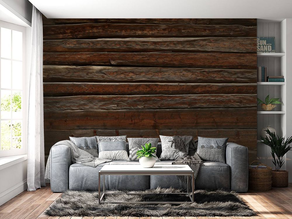 Oud donker hout