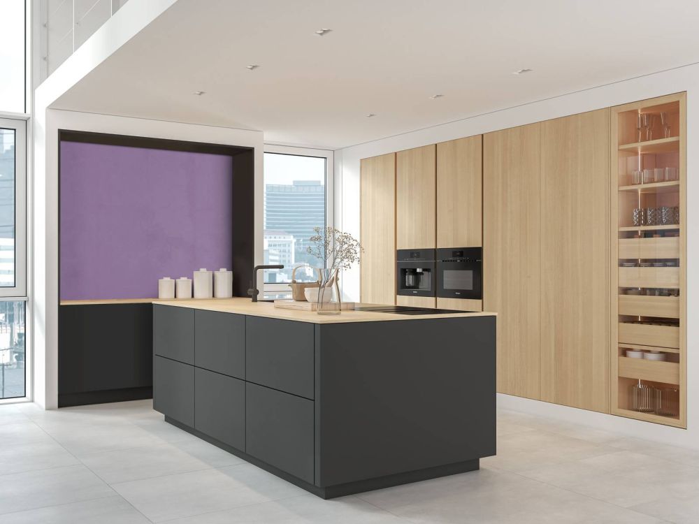 Pastel paars beton