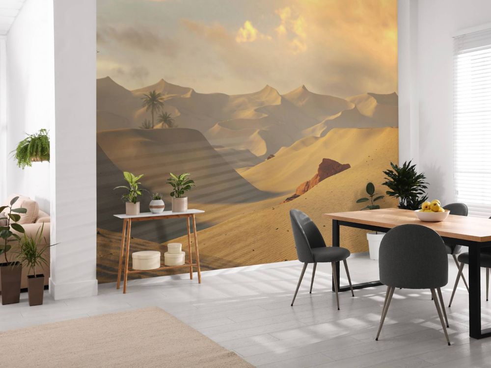 Golden hour in de woestijn