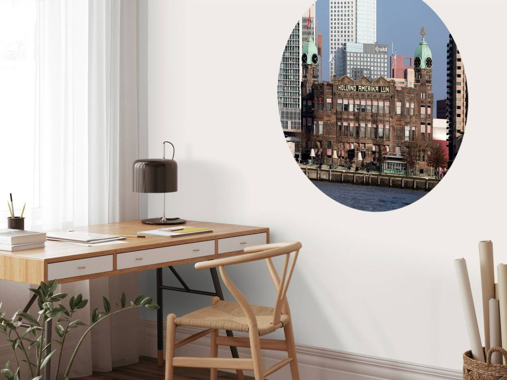 Hotel New York Rotterdam in kleur 