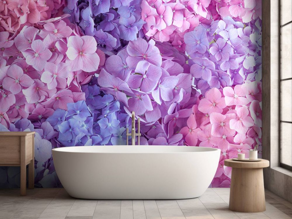 Kleurrijke hortensia's