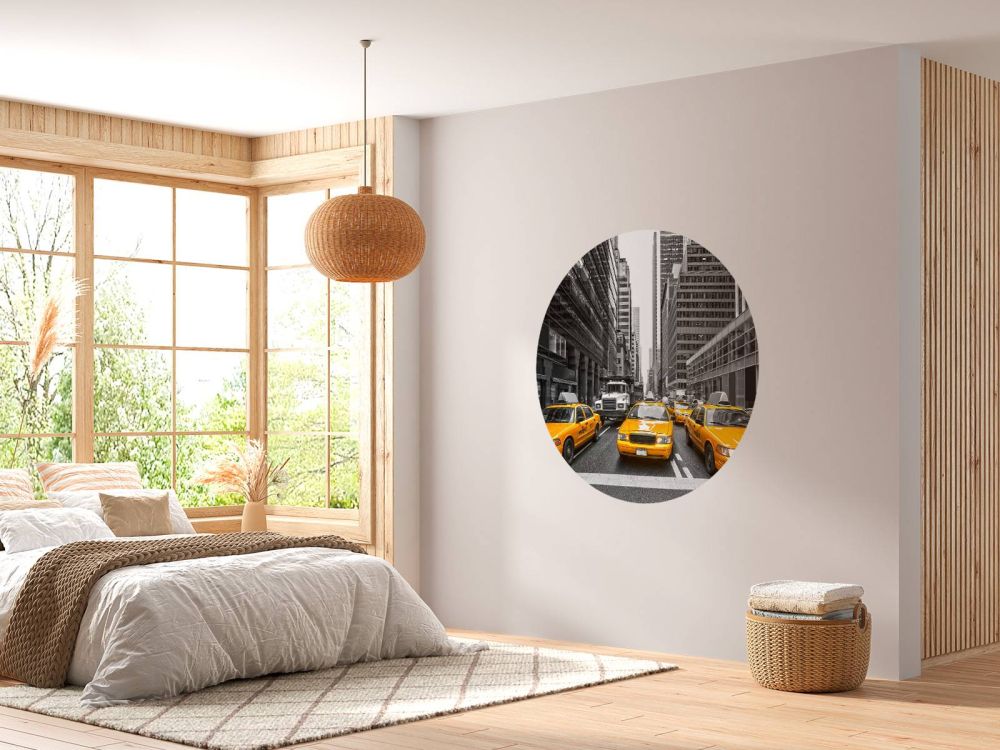 Gele taxi's in New York