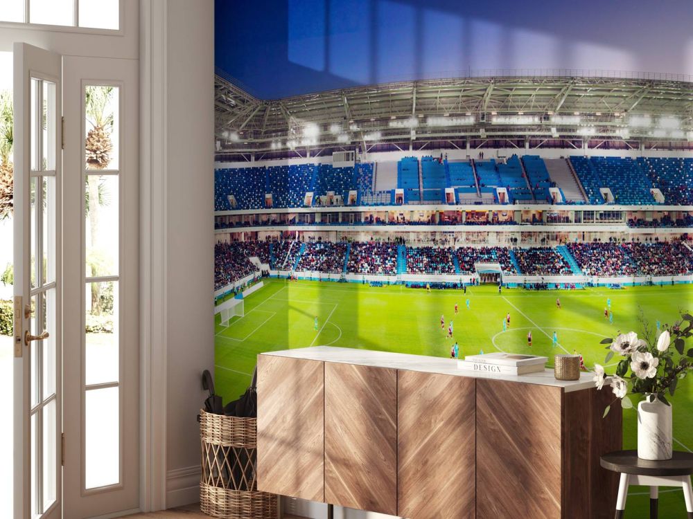 Voetbalstadion panorama