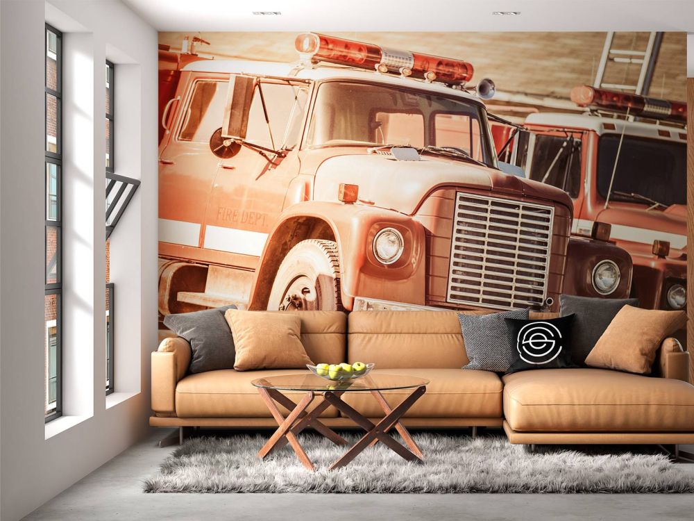 Vintage Brandweerauto