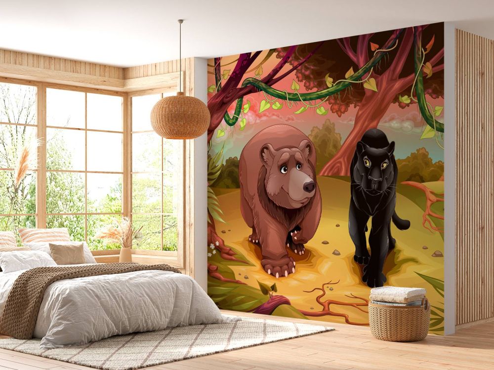 Vriendelijke jungle dieren