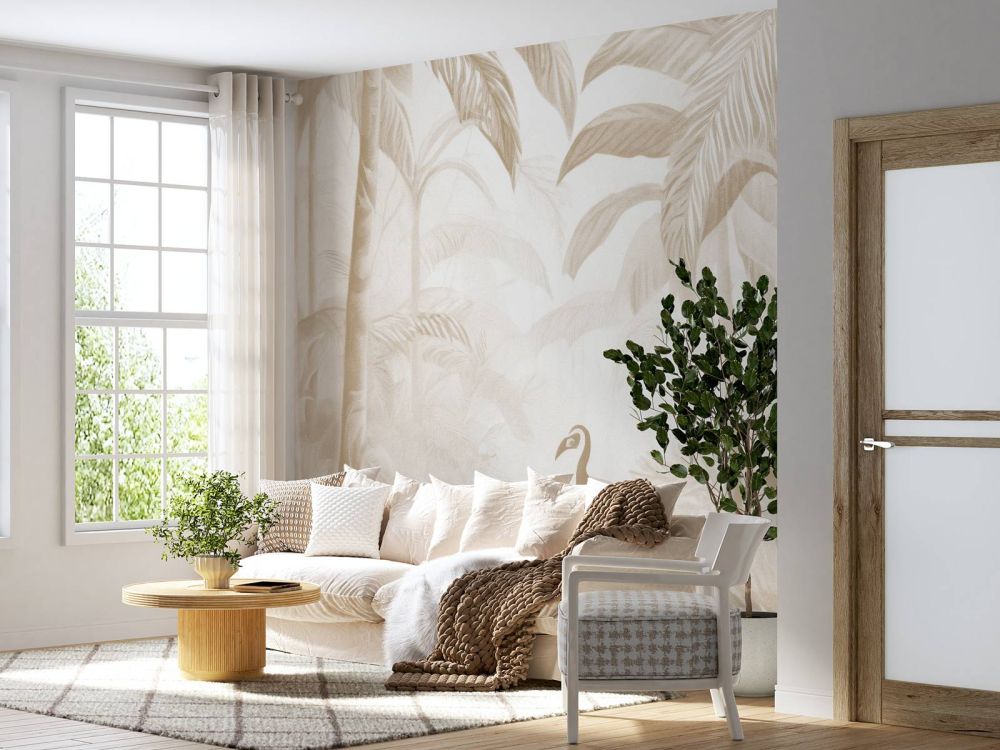 Verborgen Jungle met Ibis, taupe