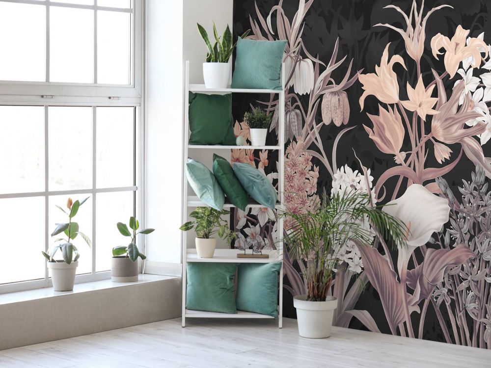 Spring Flowers - Vintage Sepia