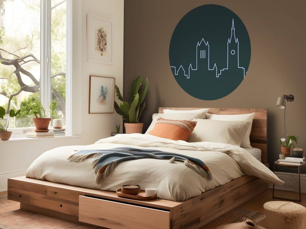 Eenvoudige skyline Gent
