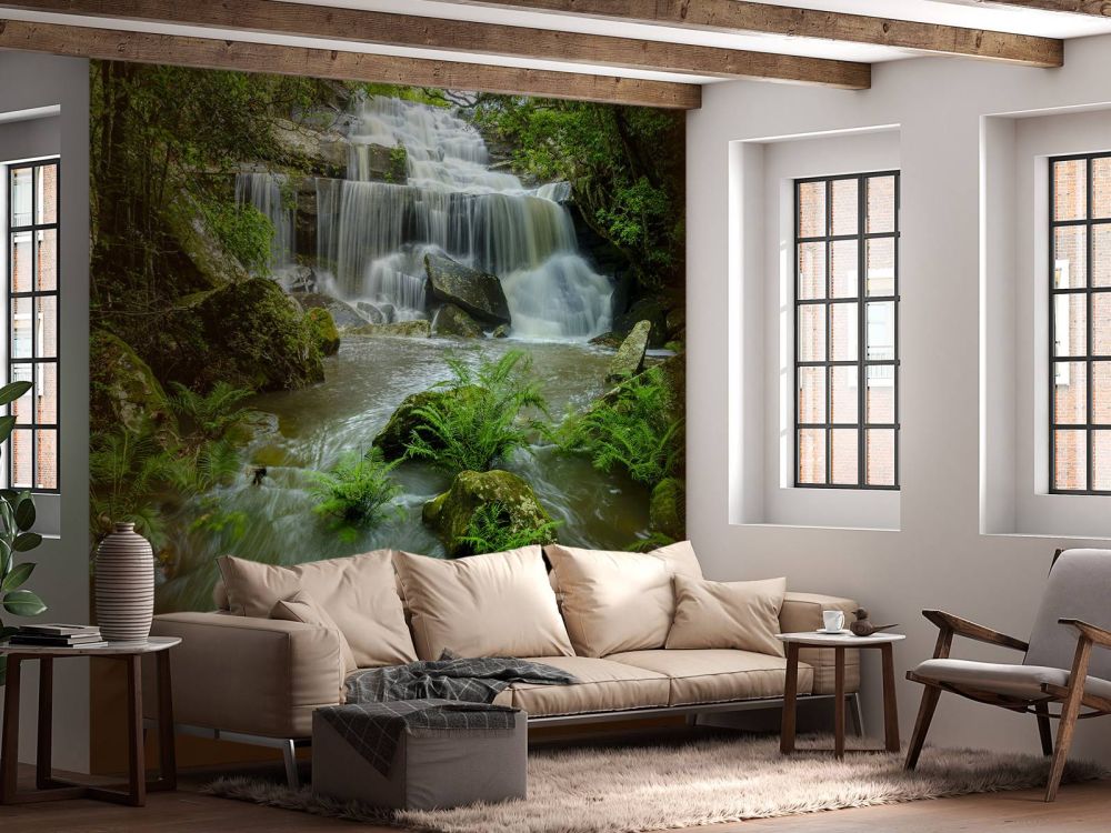 Vloeiende waterval