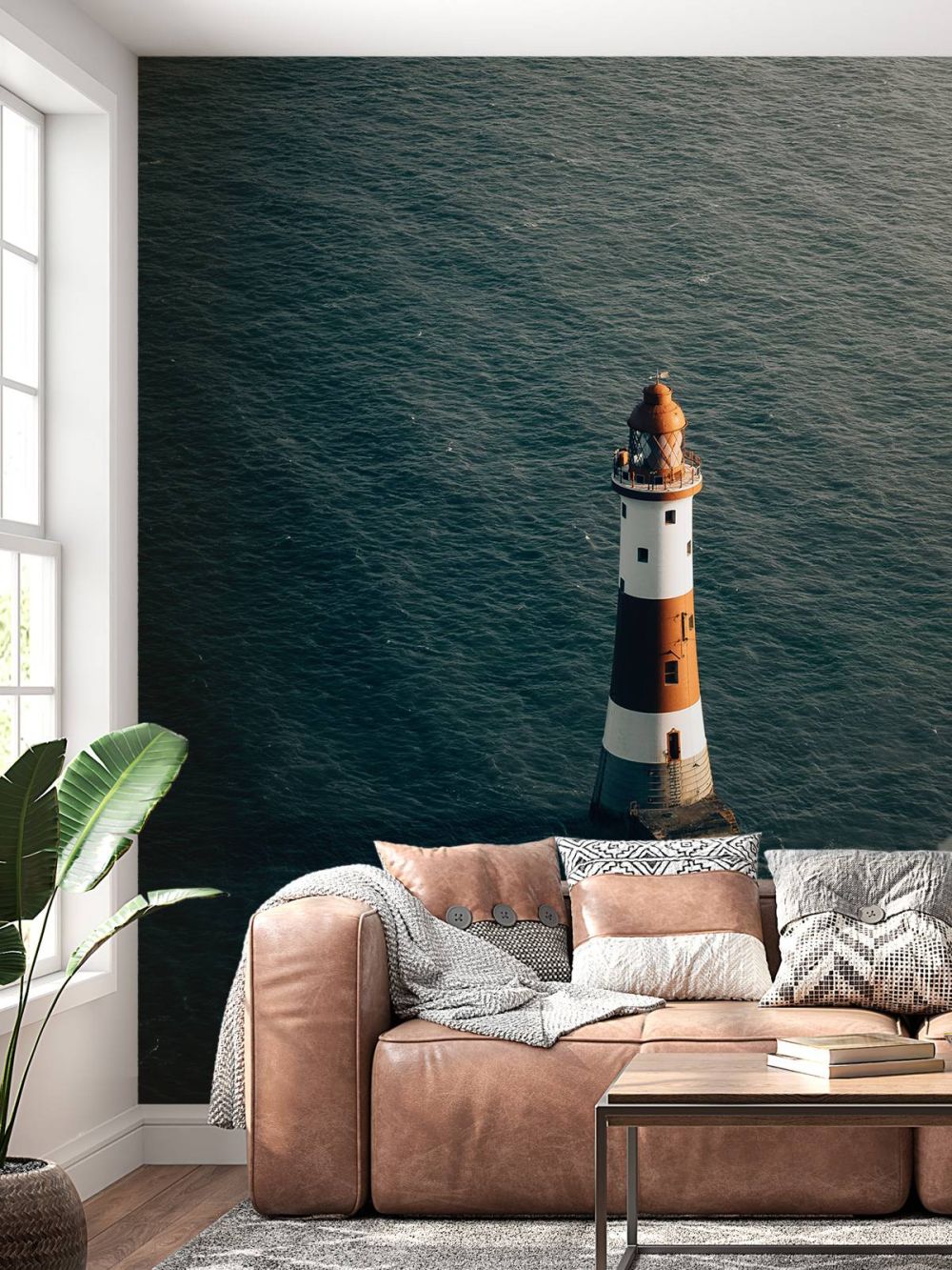 Vuurtoren aan de Engelse kust