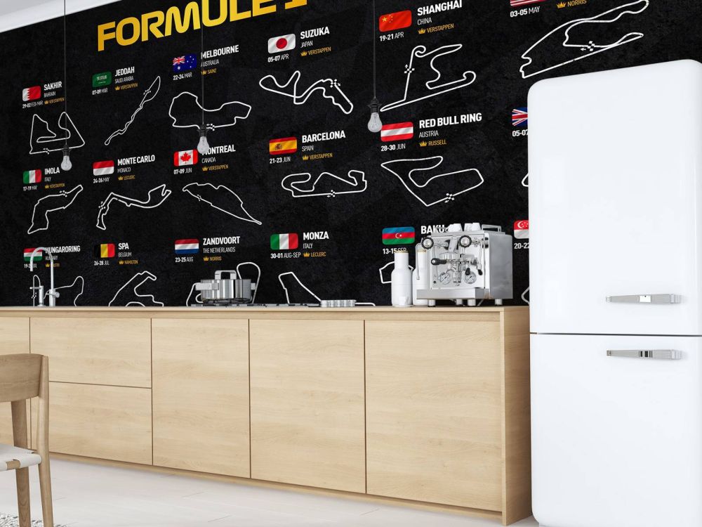 Formule 1 2024 - Winners map