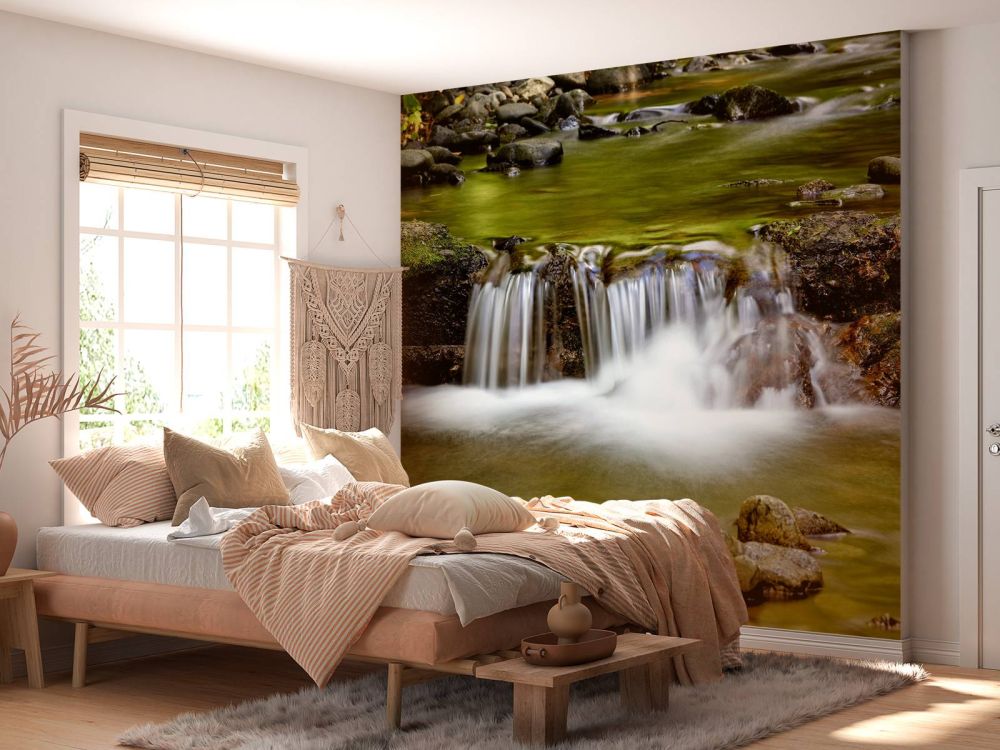 Gedetailleerde klein waterval