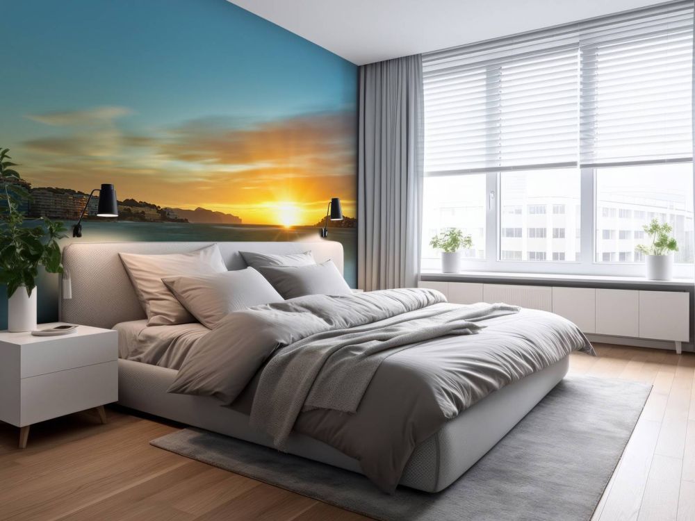 Mooie zonsondergang
