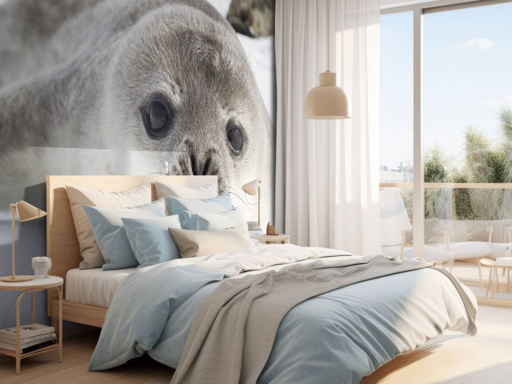 Close-up van een zeehond