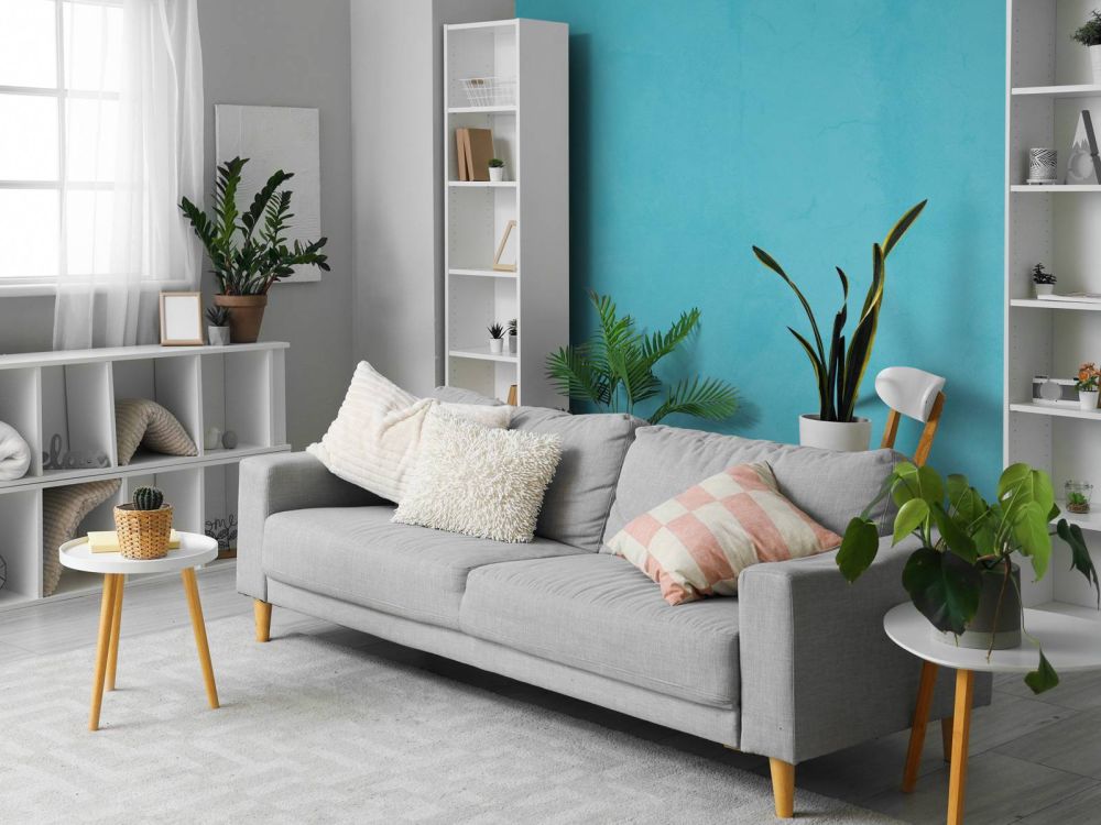 Maansteen blauw beton