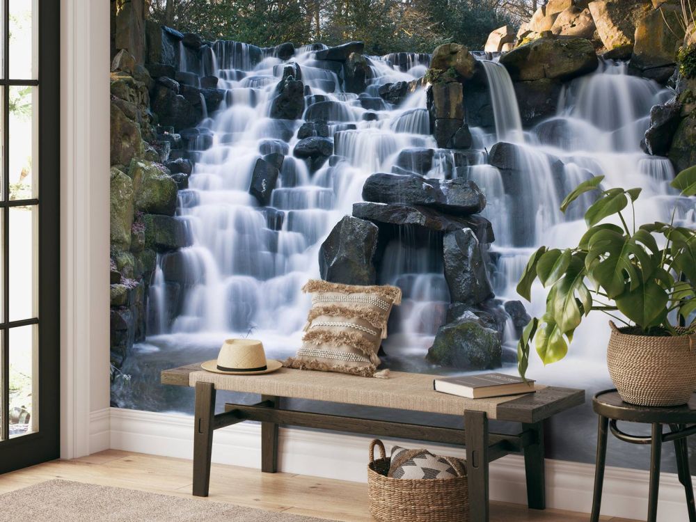 Waterval in de winter