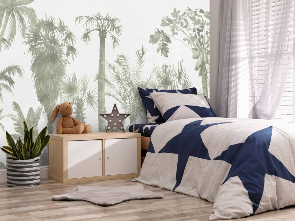 Jungle thema in groen