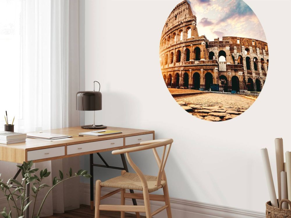 Zonsopgang bij het Colosseum