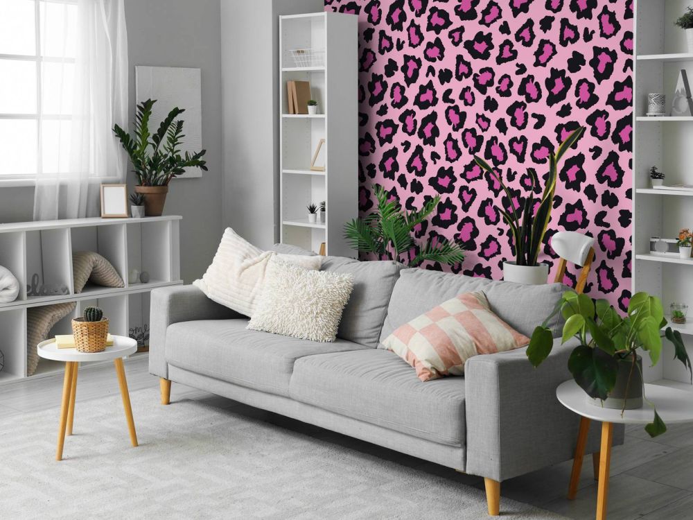 Roze panterpatroon