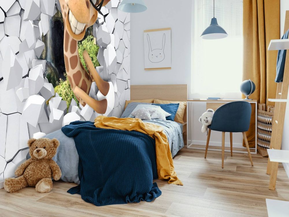Grappige giraffe