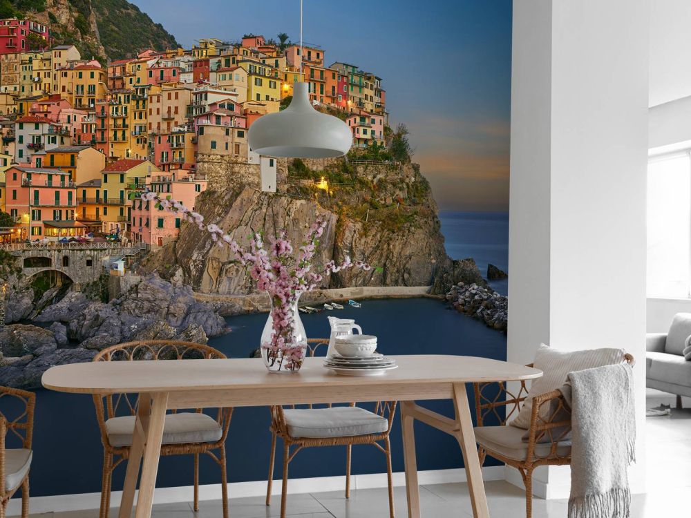 Gekleurde huizen in Italië