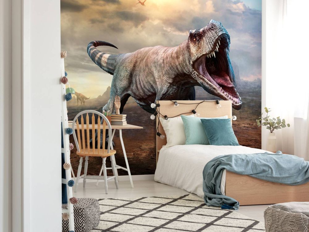 Agressieve Tyrannosaurus Rex