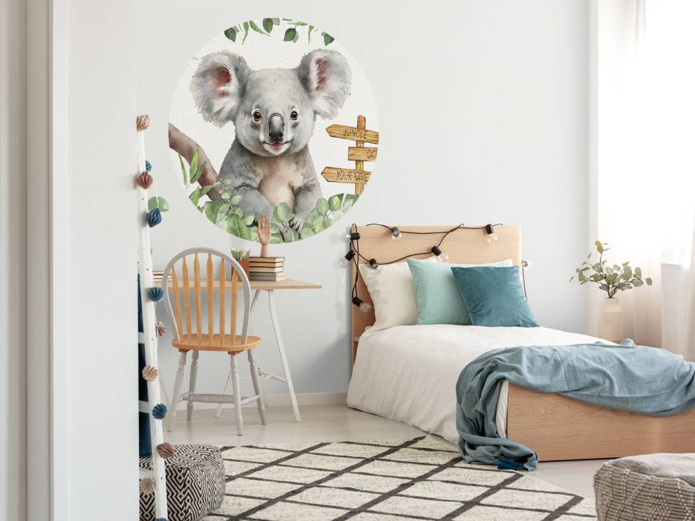 Baby koala in de jungle