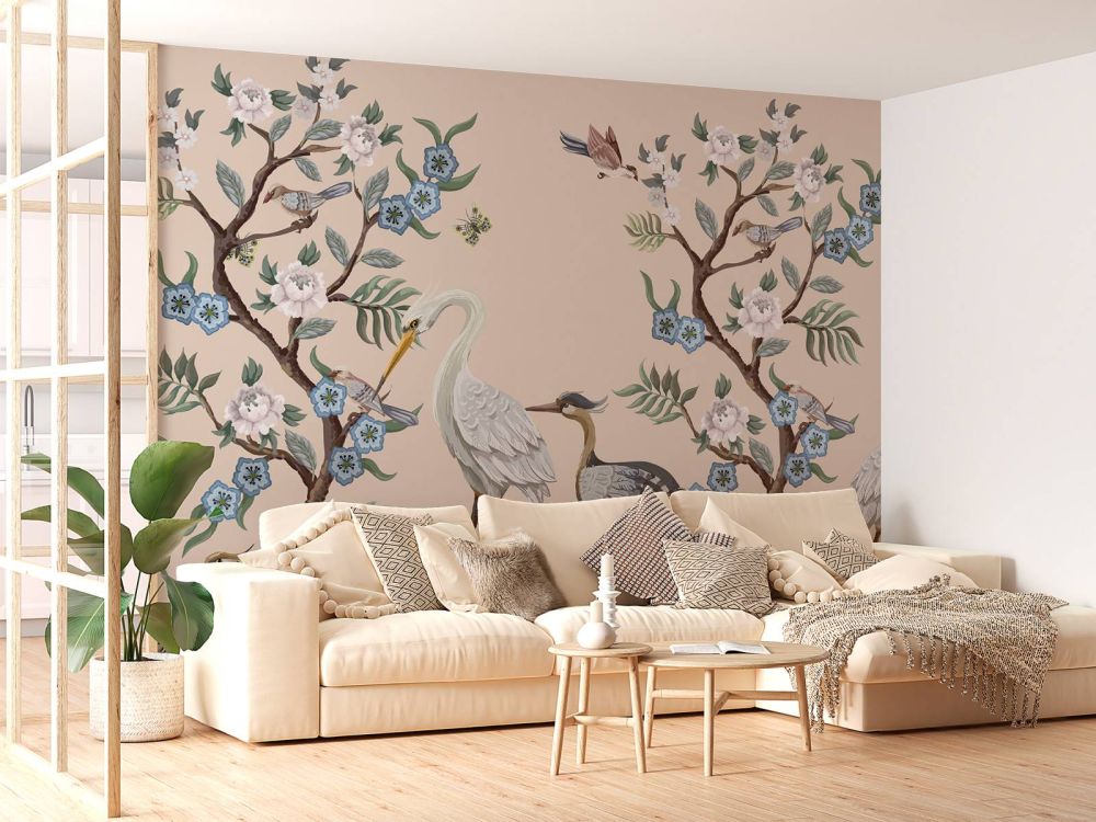 Kleurrijke reigers