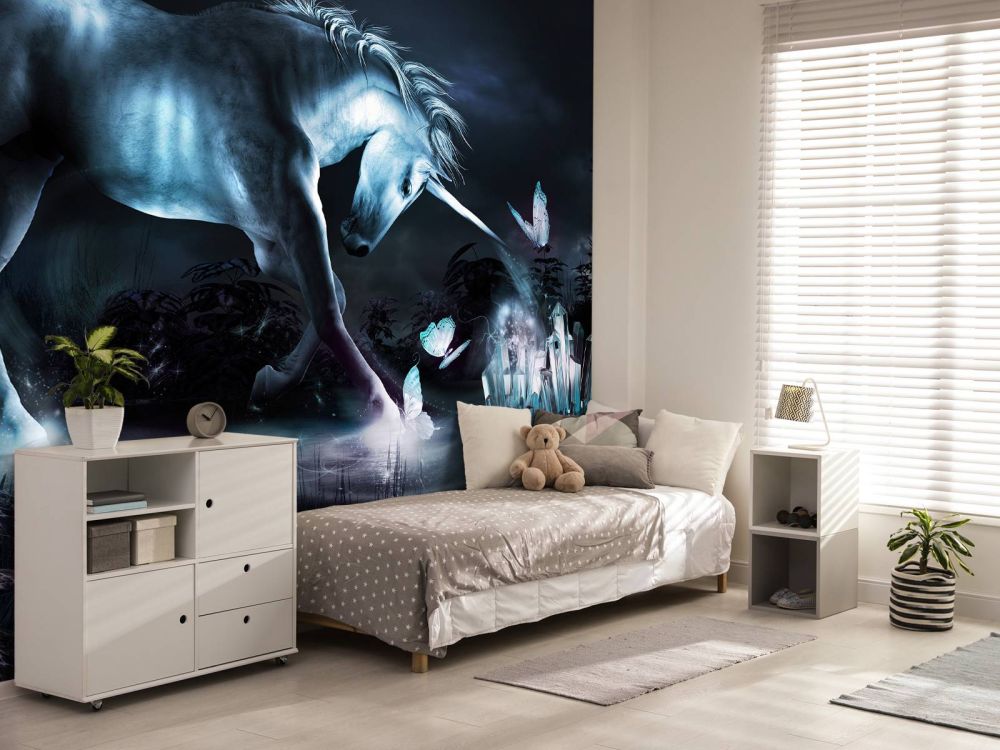 Spelende unicorn