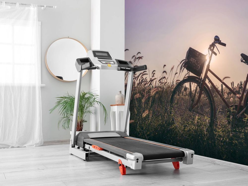 Fiets in een veld
