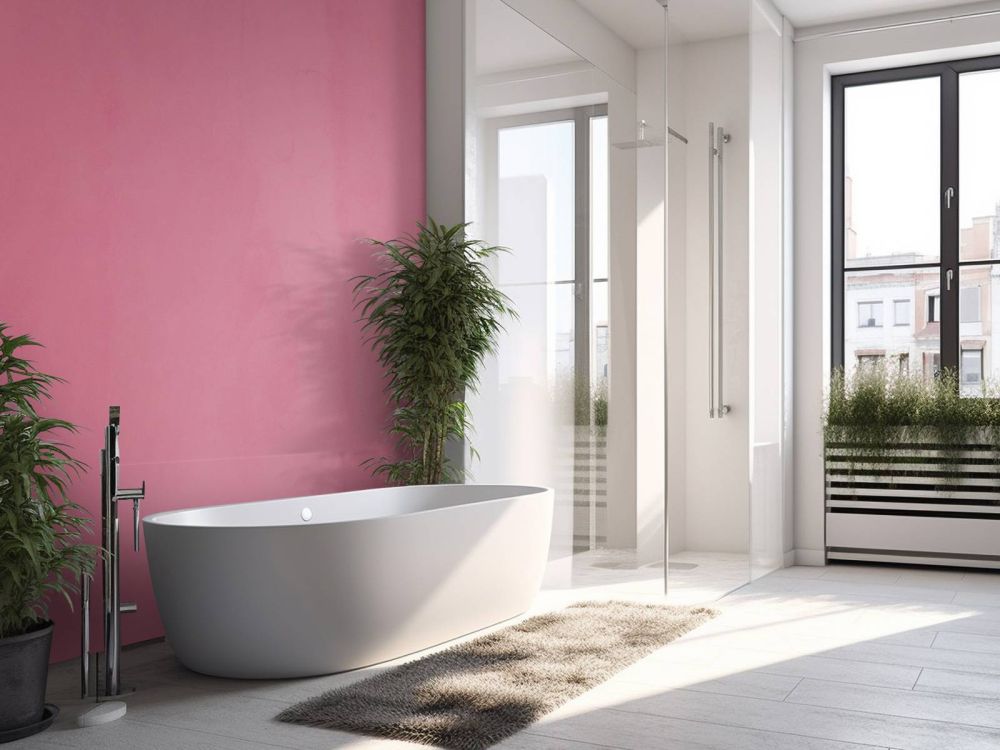Glinsterend blush beton