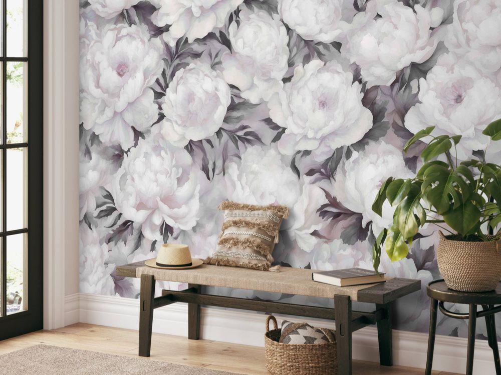 Peonie`s Wall Black