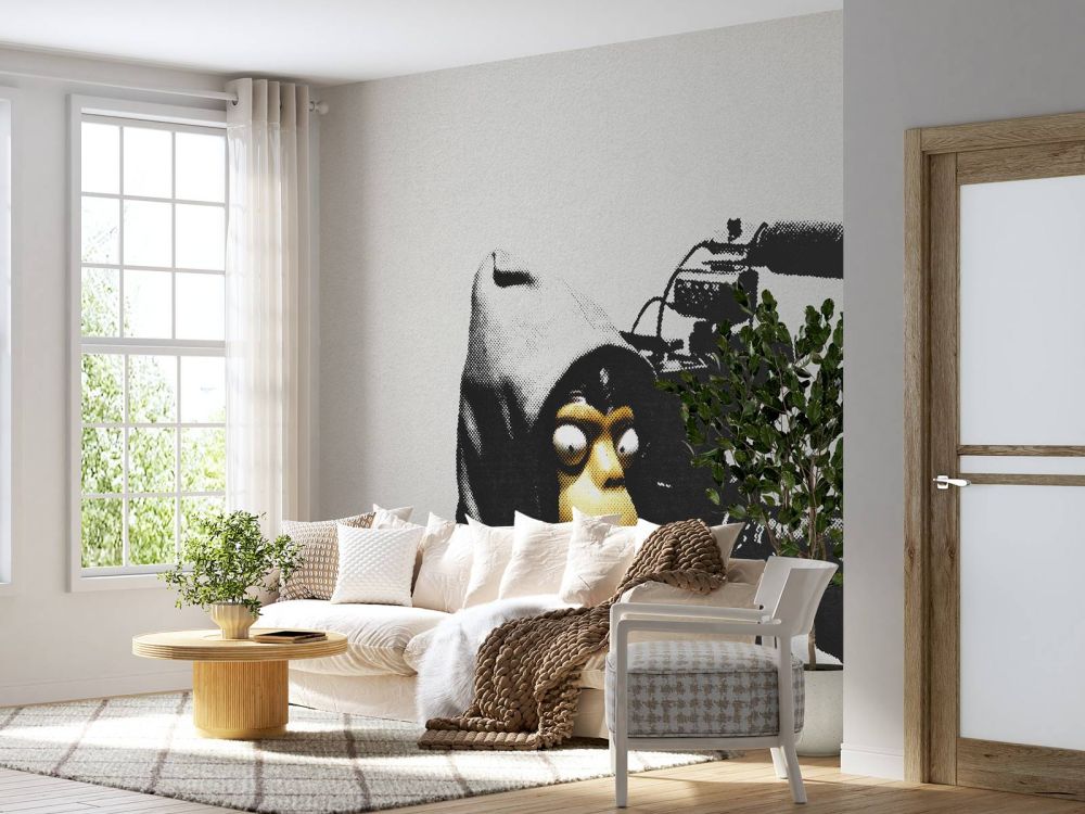 Banksy - ETTGS monkey, concrete