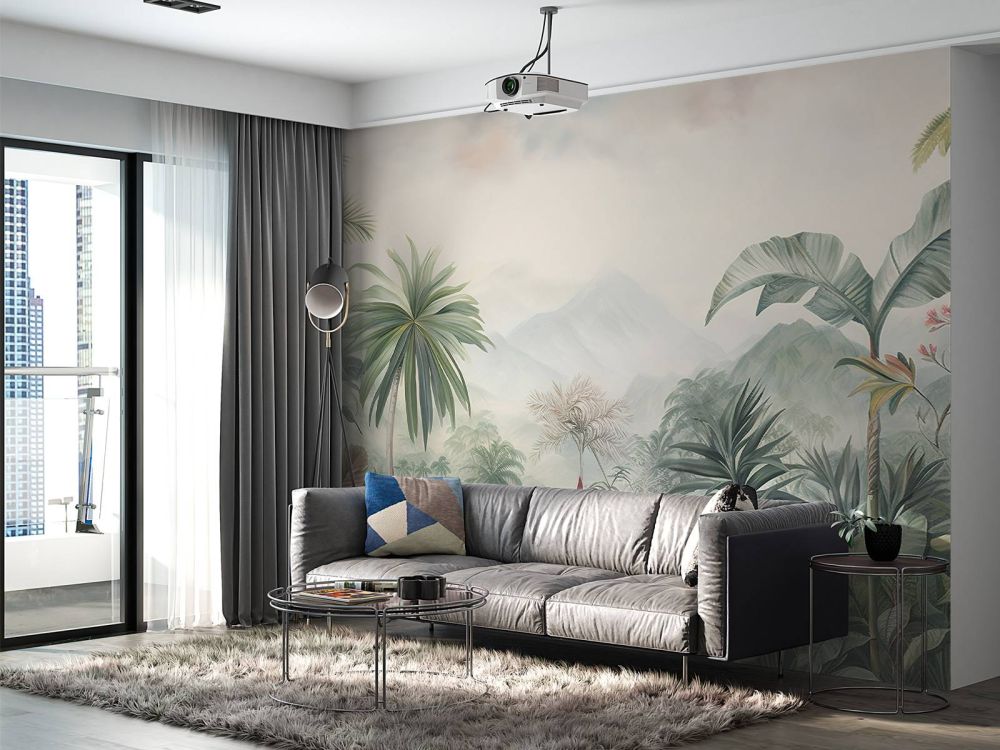 Pastel Tropen Panorama