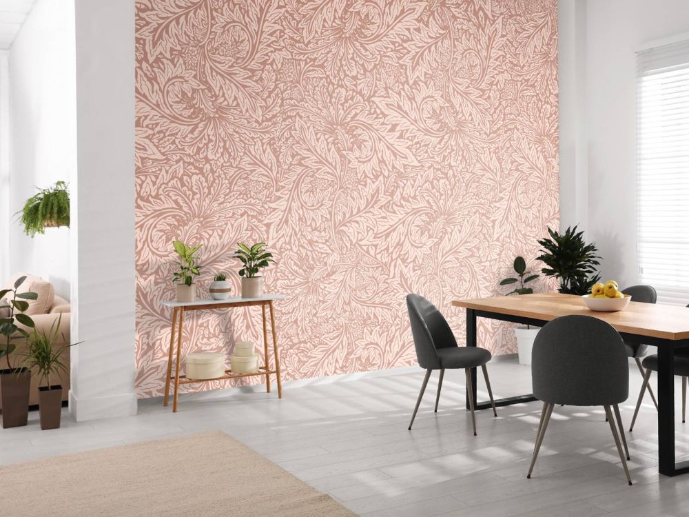 Morris Florals & Leaves - terracotta