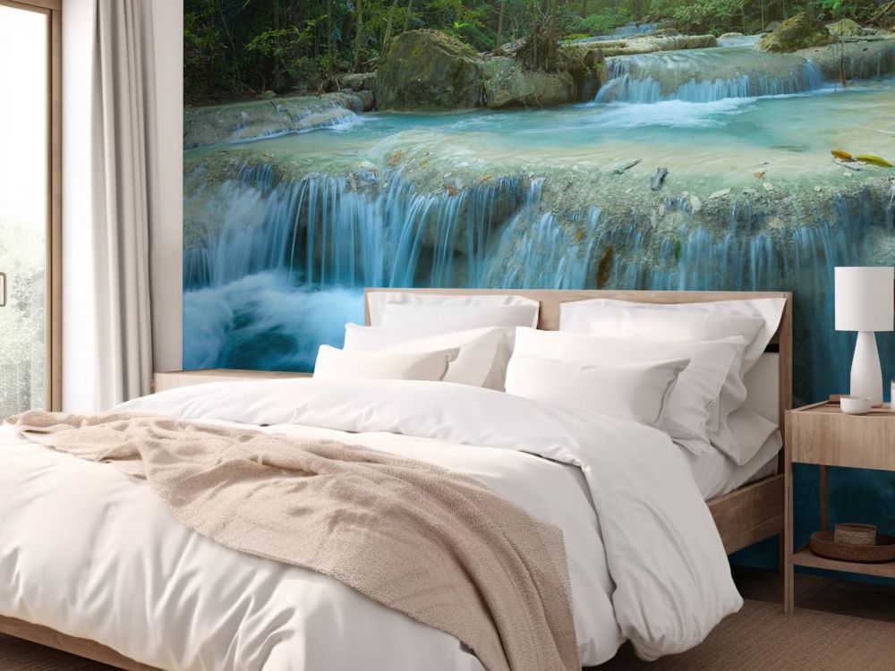 Mooie diepe waterval