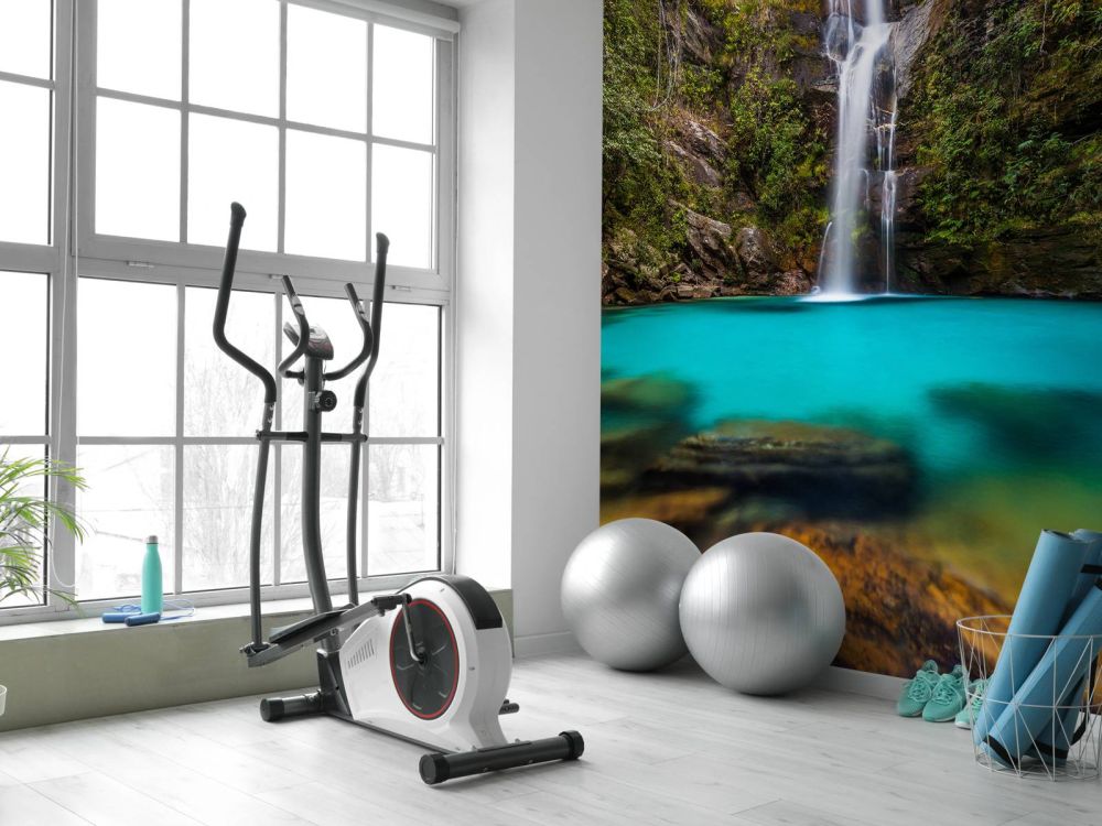Turquoise waterval